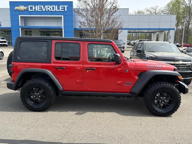Used 2025 Jeep Wrangler 4xe Willys 4XE with VIN 1C4RJXN66SW584592 for sale in Jasper, GA